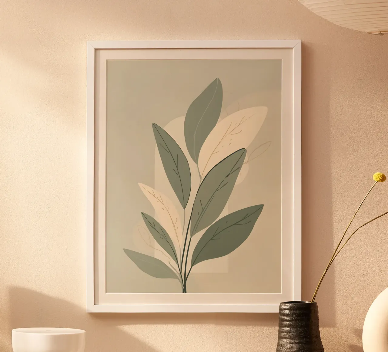 Botanico astratto poster da The Green Room