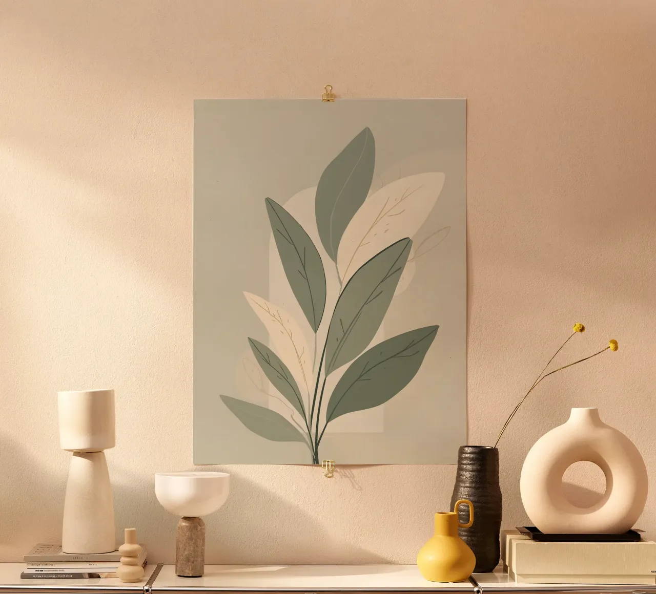 Botanico astratto poster da The Green Room