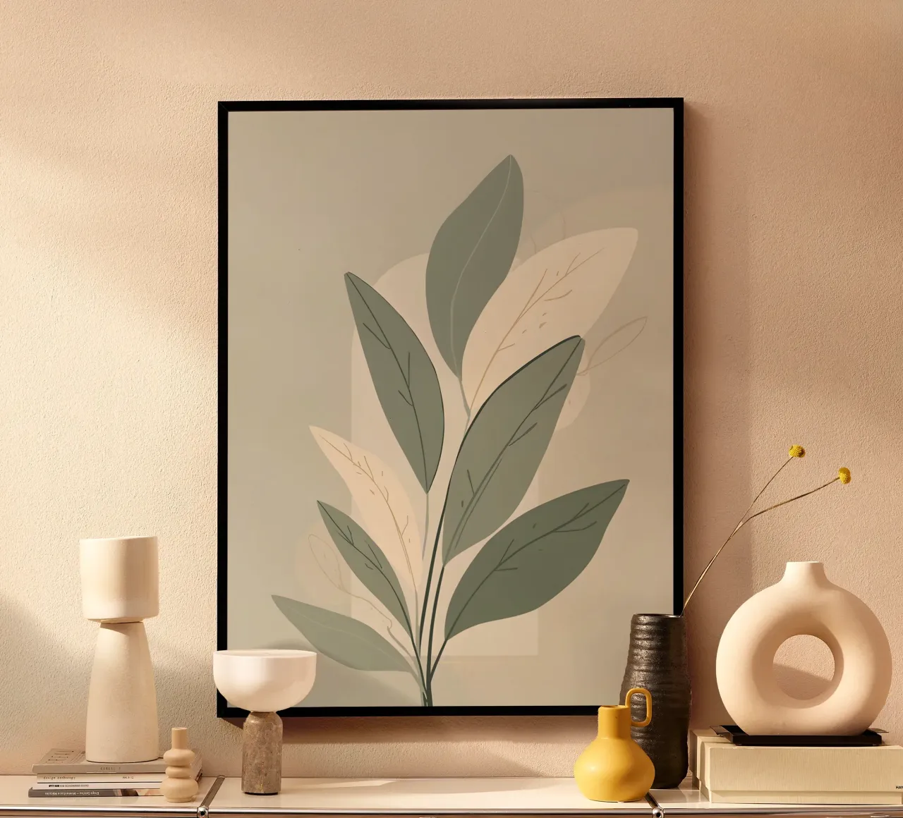 Botanico astratto poster da The Green Room