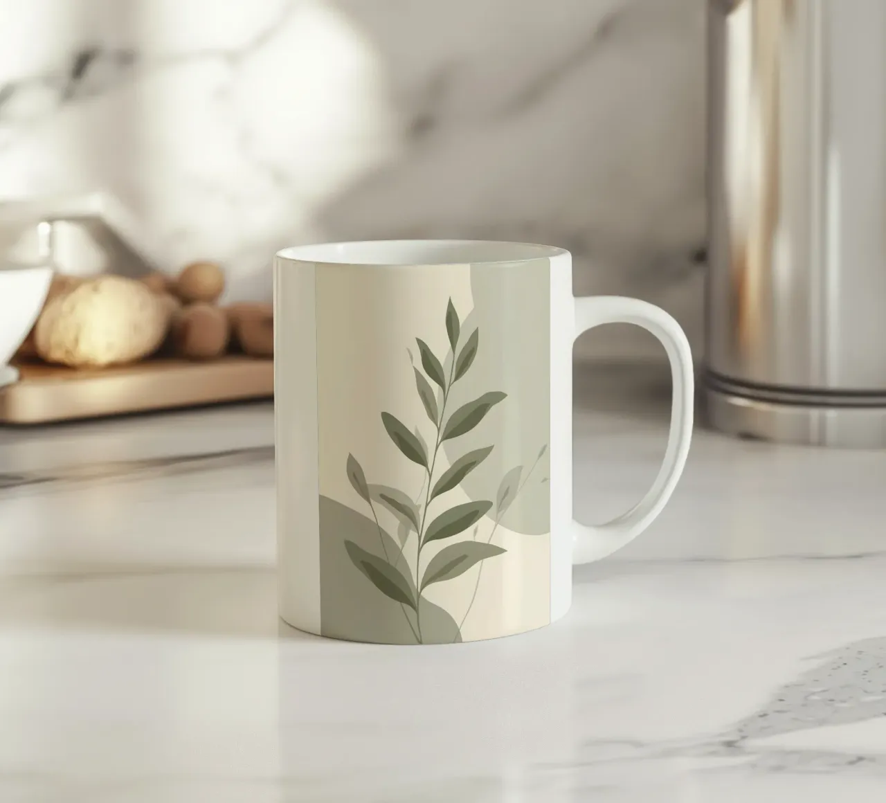 Botanico astratto tazza in ceramica da Botanical Gallery
