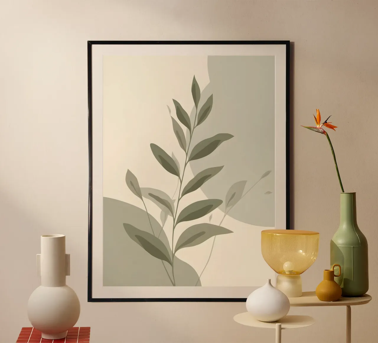 Botanico astratto poster da The Green Room