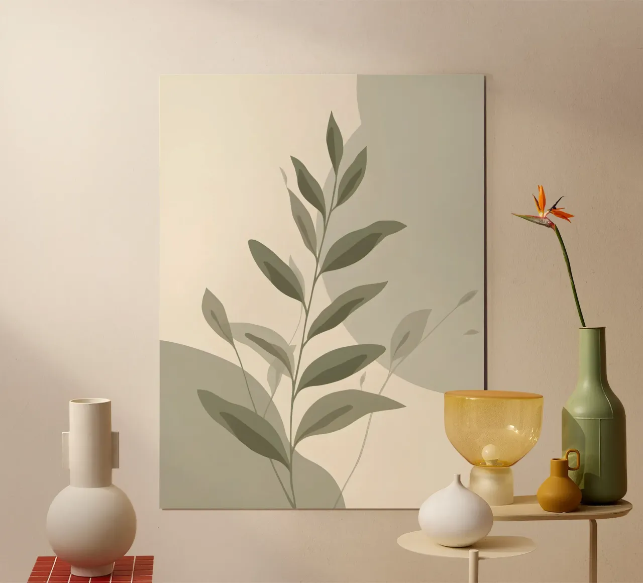 Botanico astratto poster da The Green Room