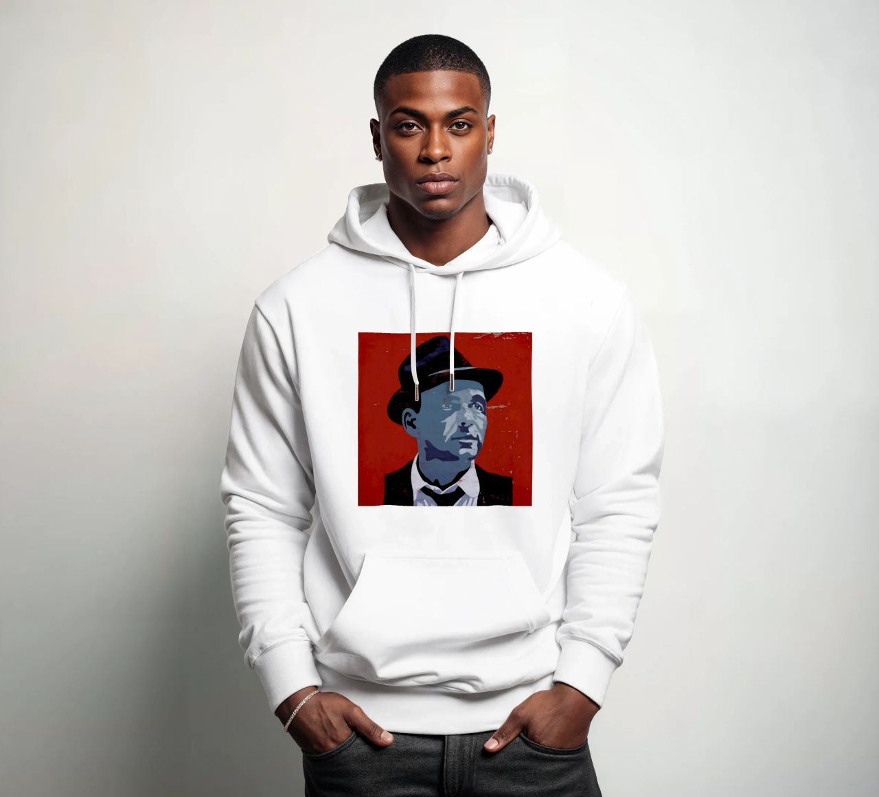 Sinatra felpa con cappuccio da Andy Bridge