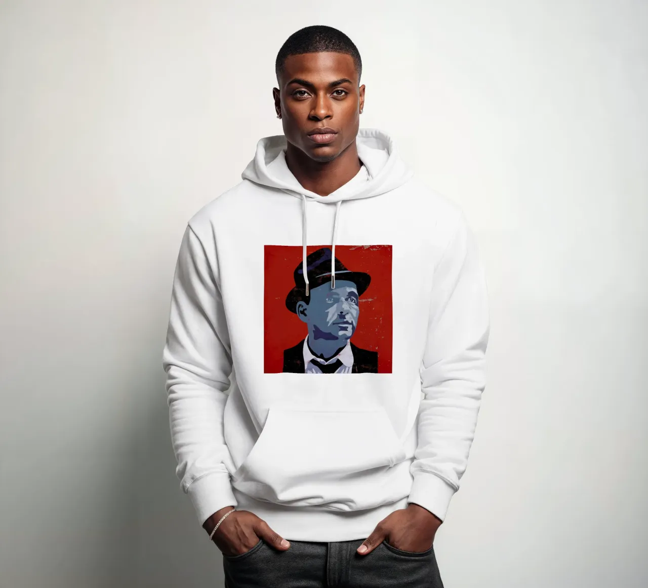 Sinatra felpa con cappuccio da Andy Bridge