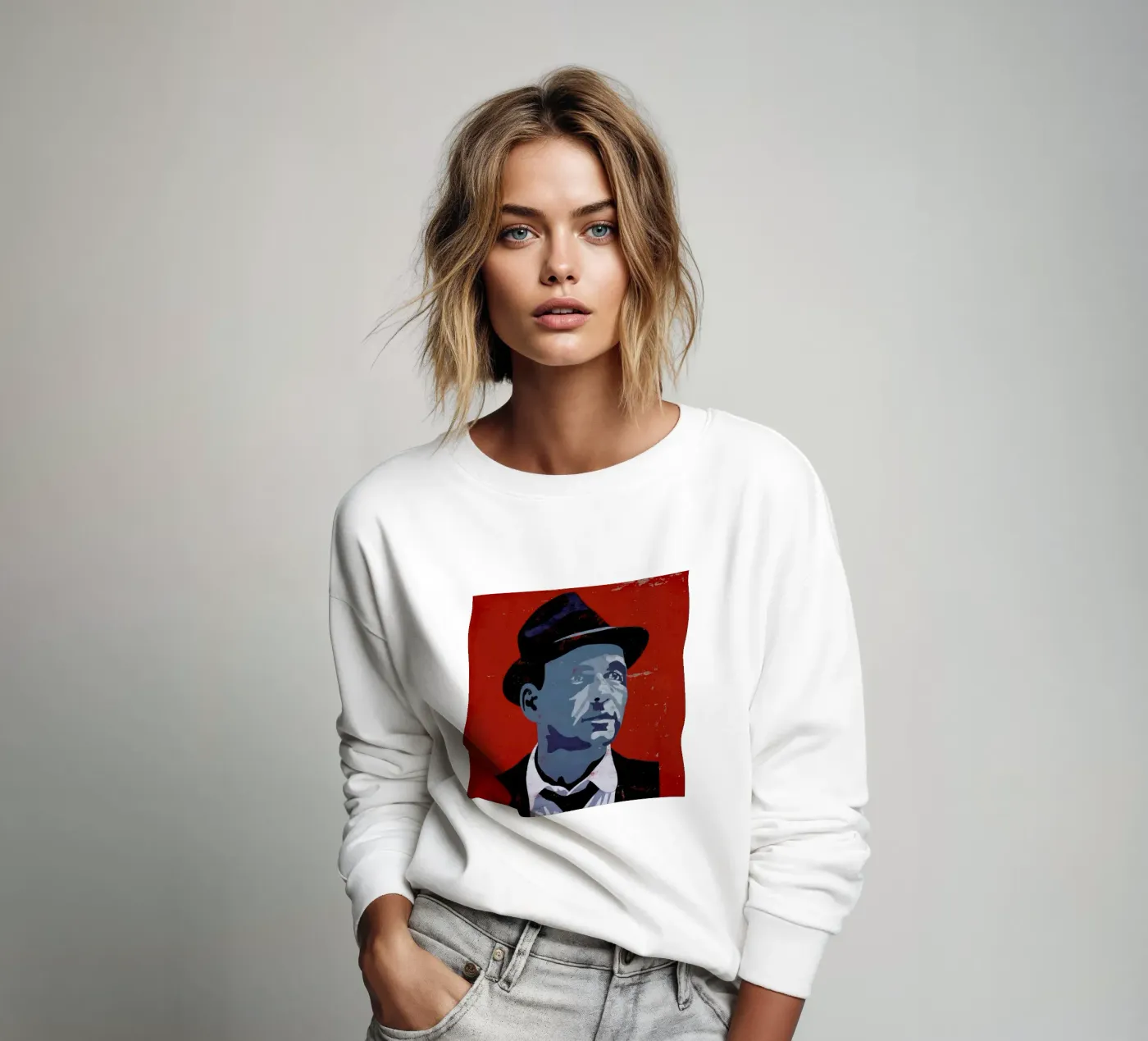 Sinatra sweatshirt by Andy Bridge