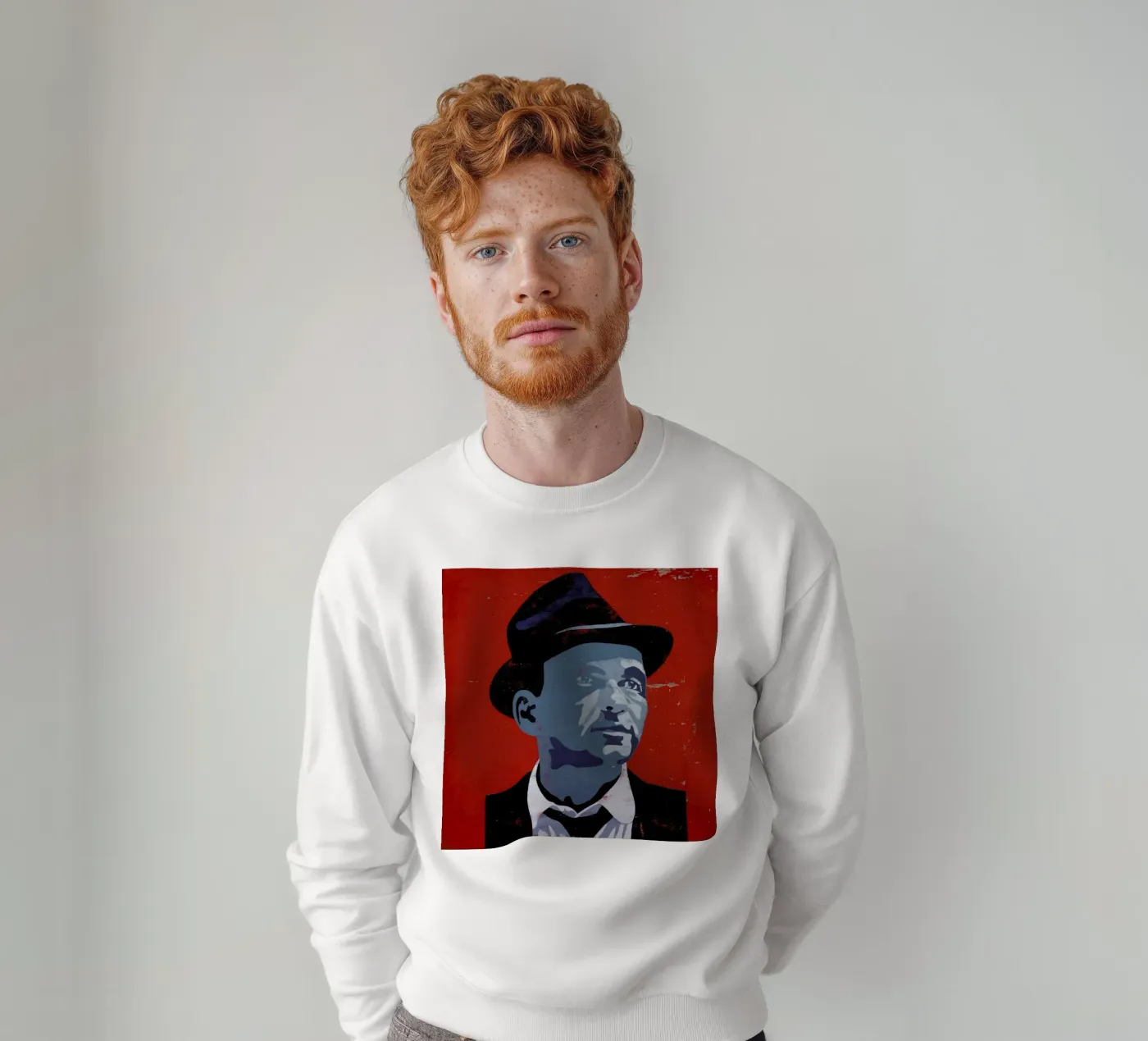 Sinatra sweatshirt by Andy Bridge