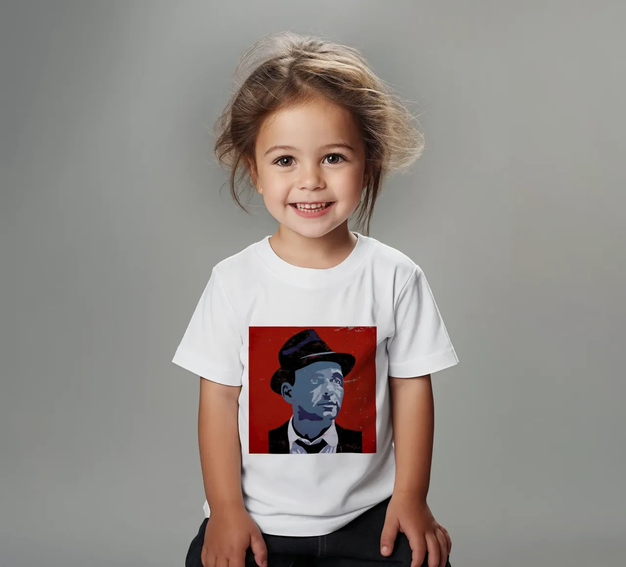 Sinatra kinder t-shirt van Andy Bridge