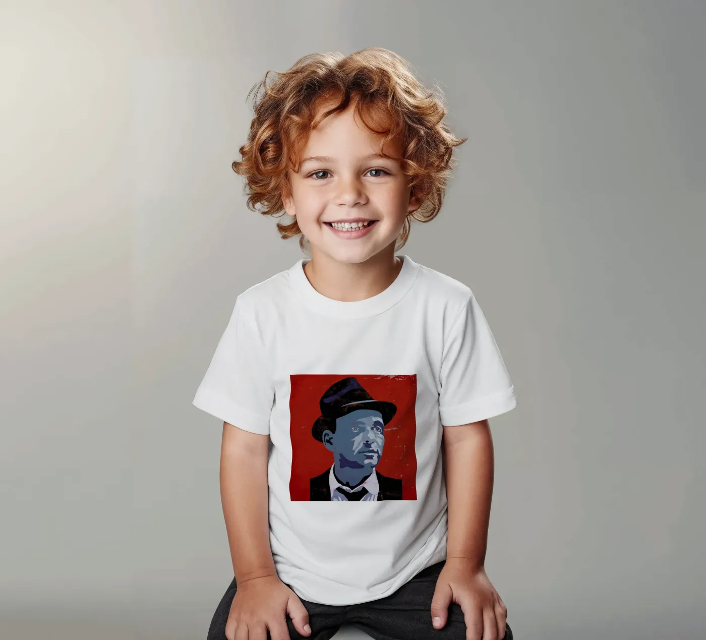 Sinatra kinder t-shirt van Andy Bridge