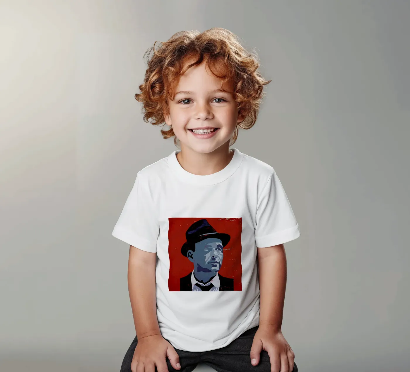 Sinatra kinder t-shirt van Andy Bridge