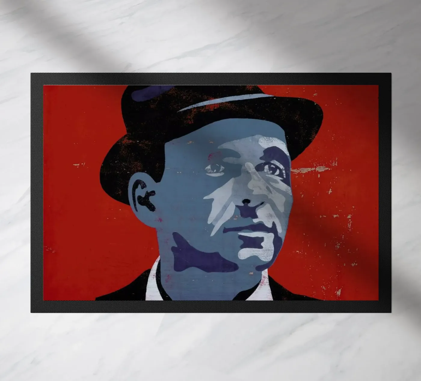 Sinatra doormat by Andy Bridge