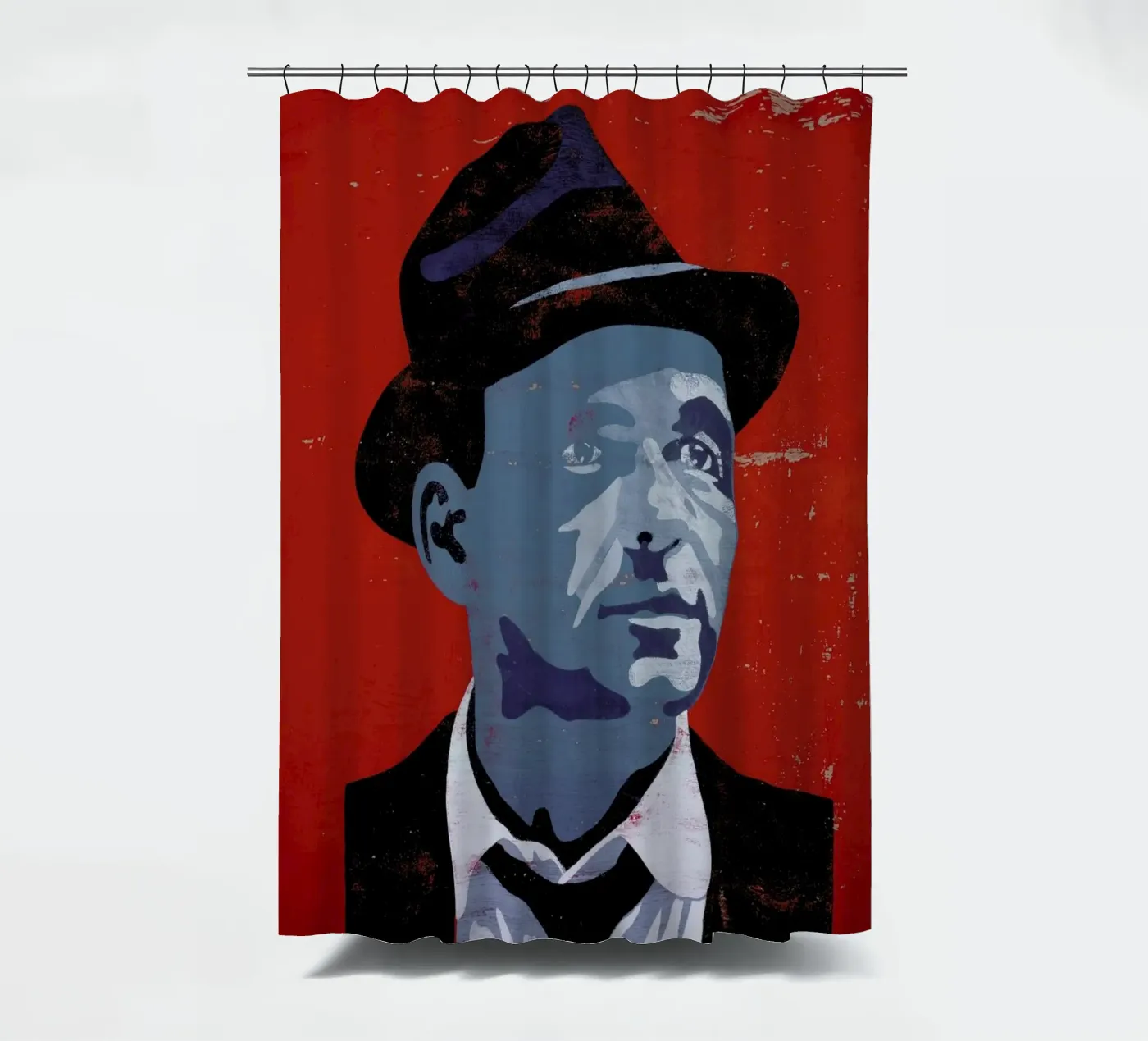 Sinatra douchegordijn van Andy Bridge