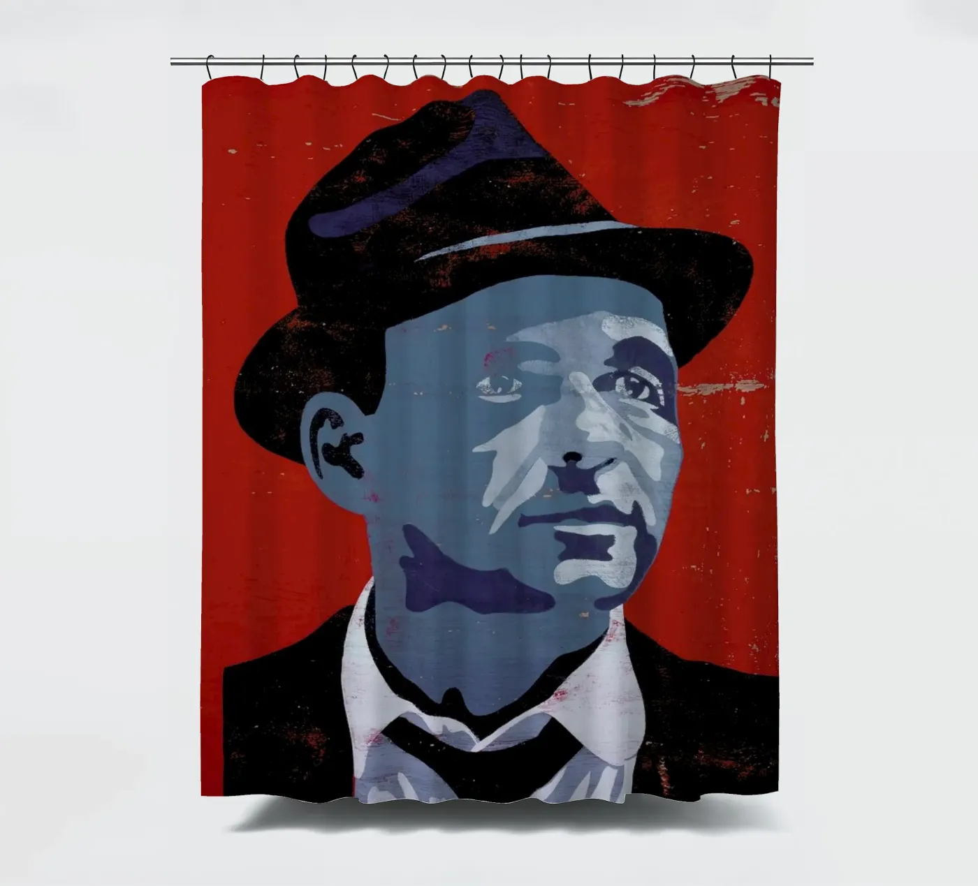Sinatra douchegordijn van Andy Bridge