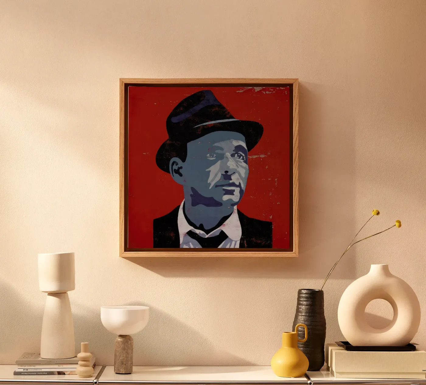 Sinatra canvas van Andy Bridge
