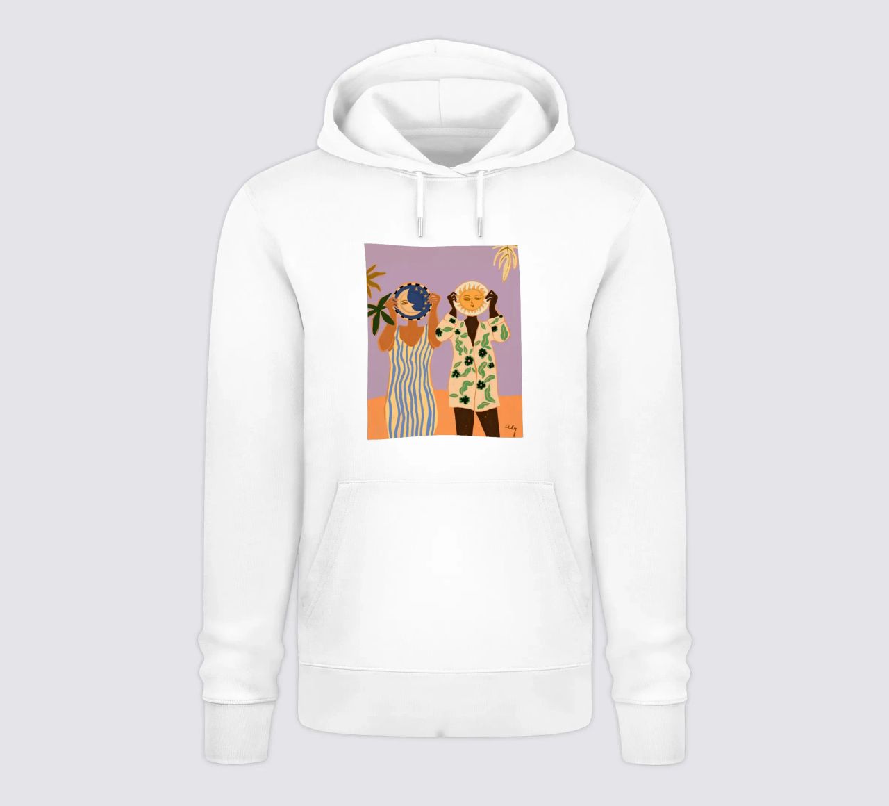 Sun & Moon sudadera con capucha de Arty Guava