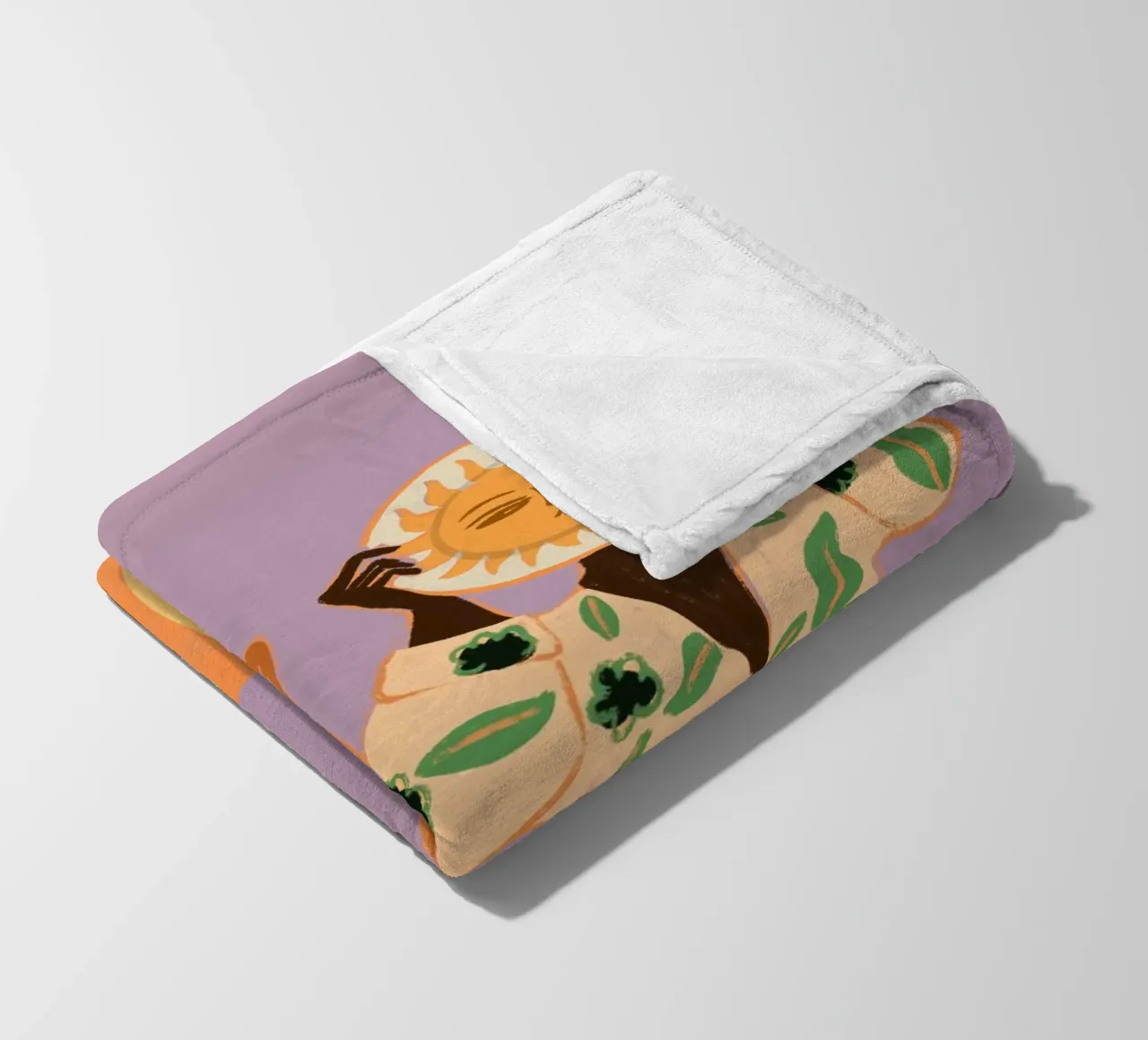 Sun & Moon coperta in pile da Arty Guava