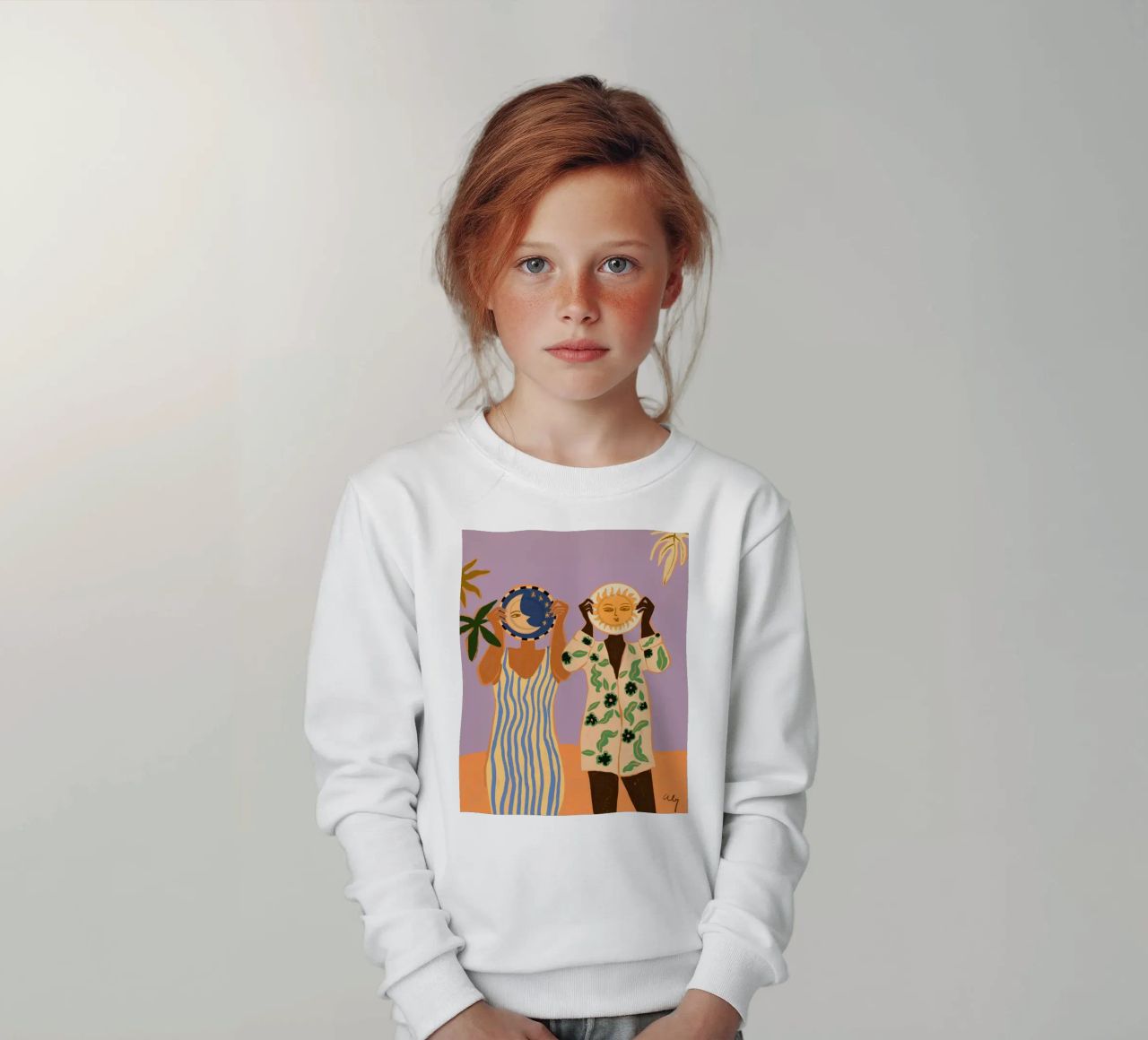 Sun & Moon sudadera para niño de Arty Guava