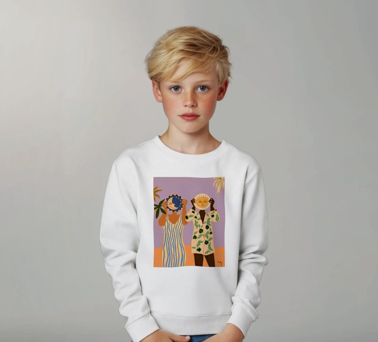 Sun & Moon sudadera para niño de Arty Guava