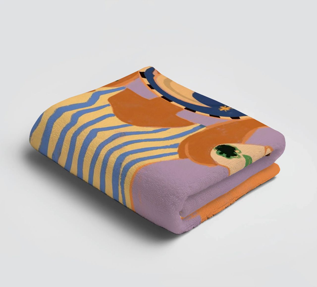 Sun & Moon toalla de baño de Arty Guava
