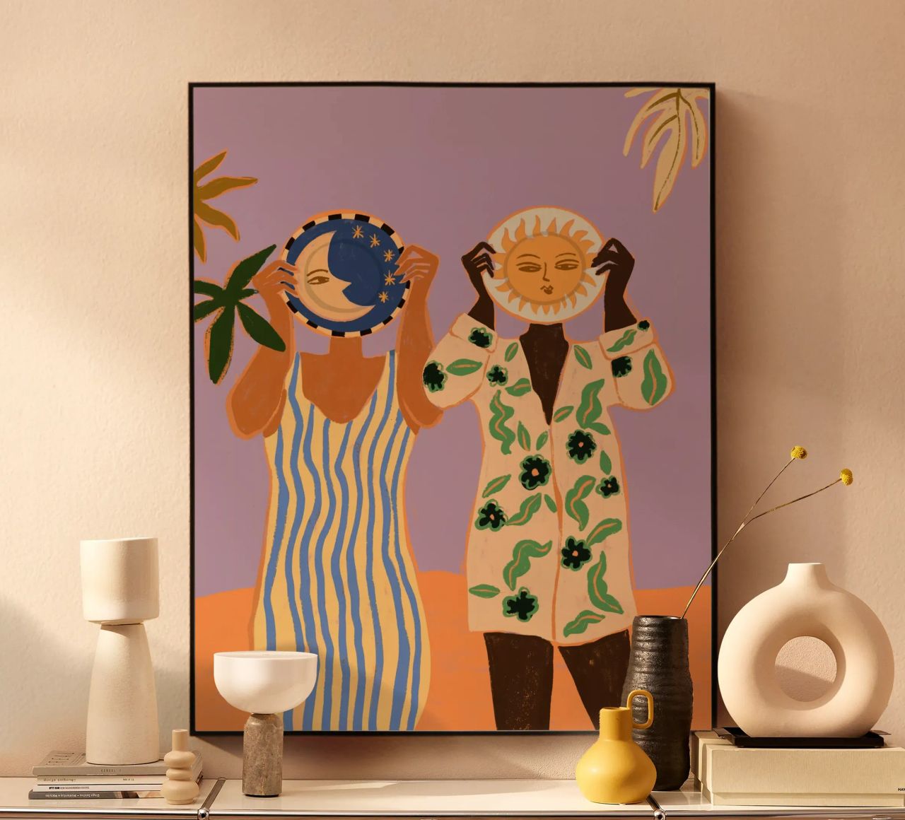 Sun & Moon aluminio dibond de Arty Guava