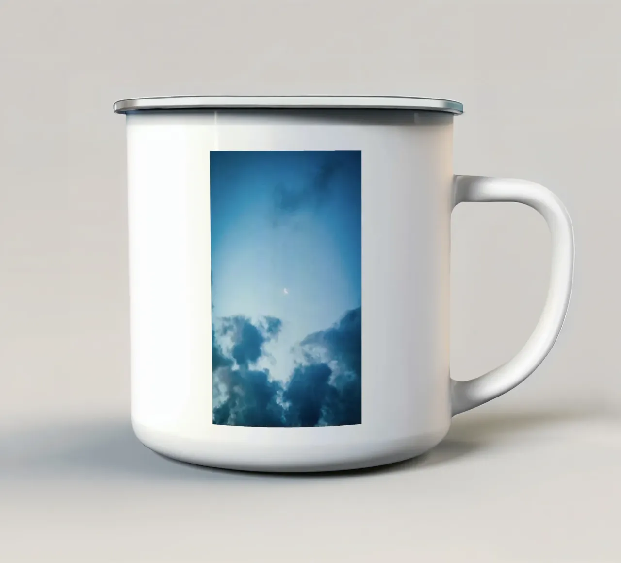 cloud moon tazza in smalto da mip of map