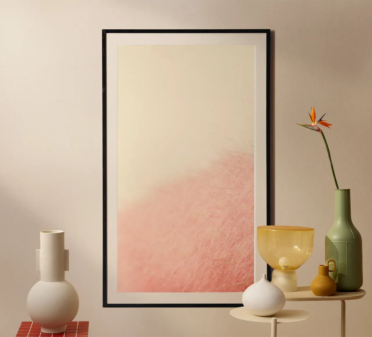 pink gradient poster da mip of map