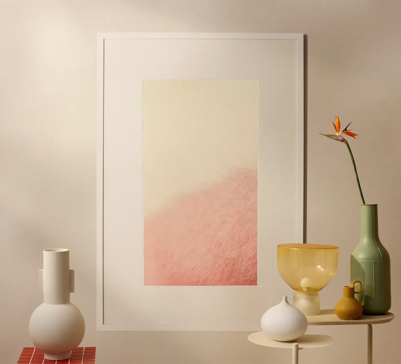 pink gradient poster da mip of map