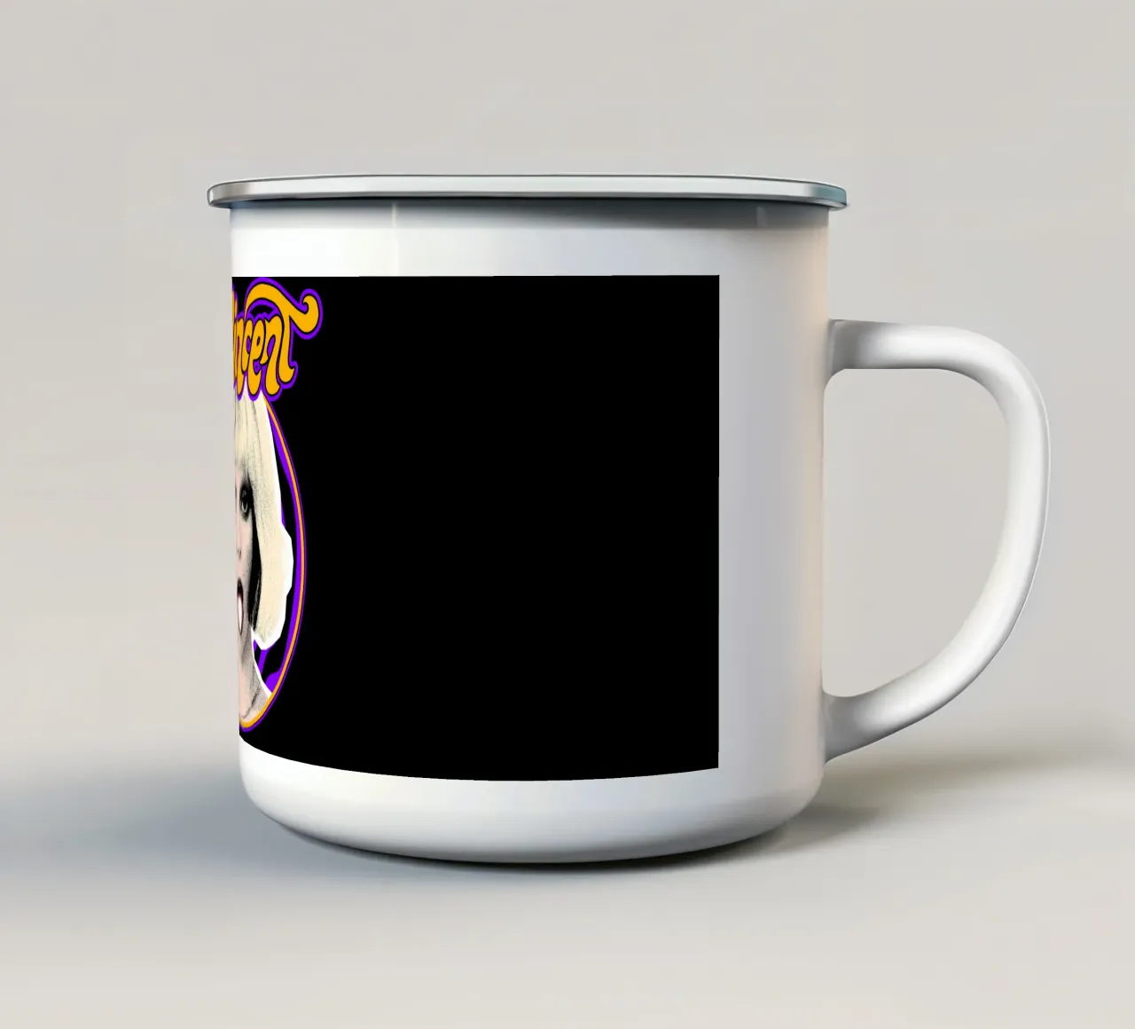Maglietta classica St.Vincent tazza in smalto da eliouxence