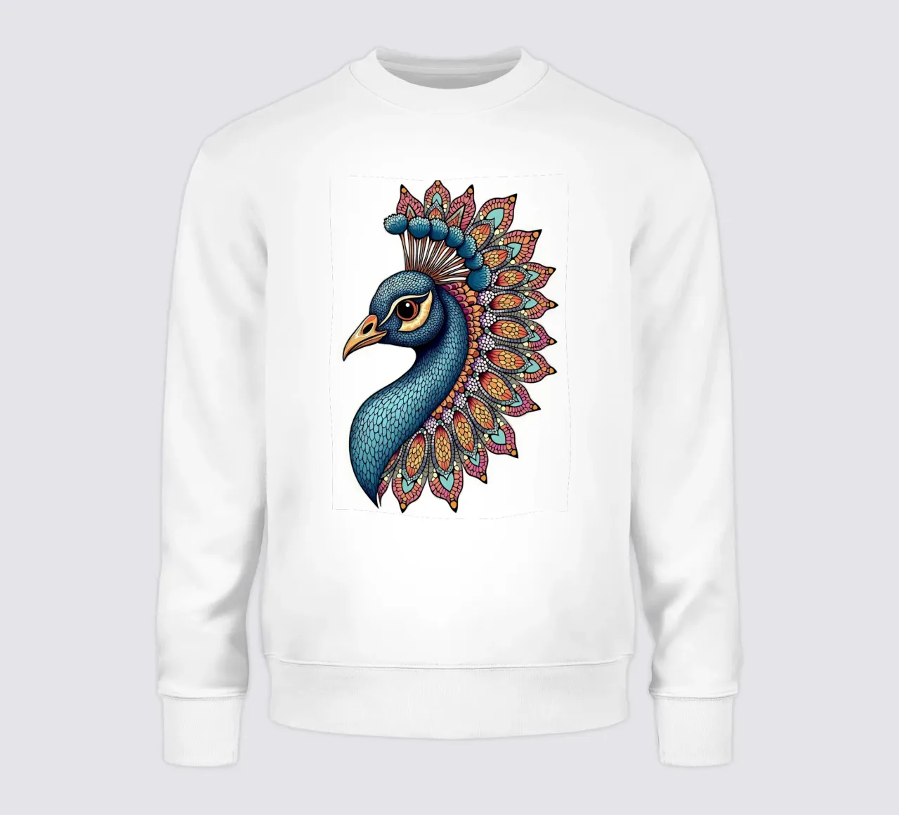 Uccello Pavo felpa da posterindo