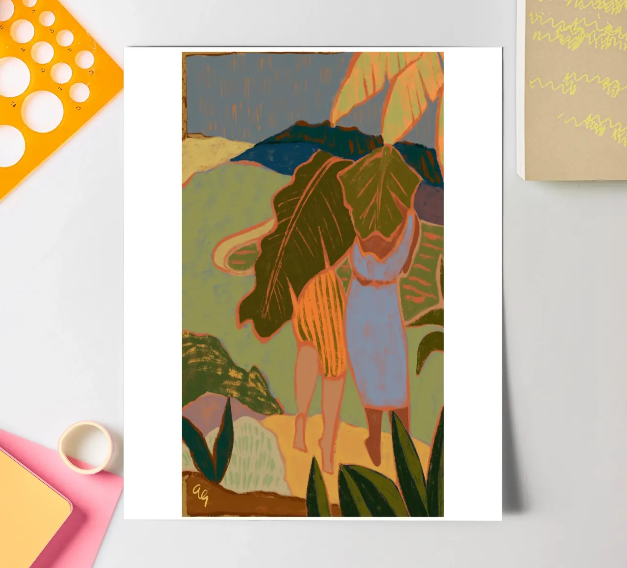 Rain In May sticker sheet by Arty Guava