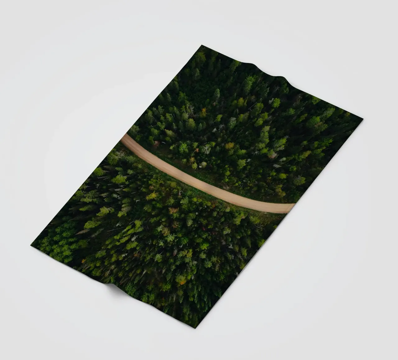 curve line road coperta in pile da Good days