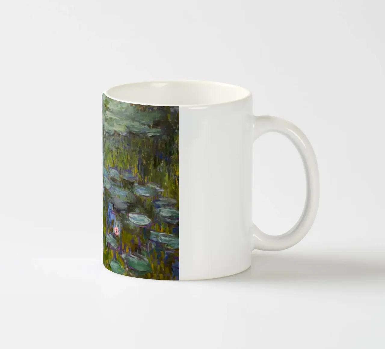 Ninfee 11 - claude monet tazza in ceramica da clay bobby