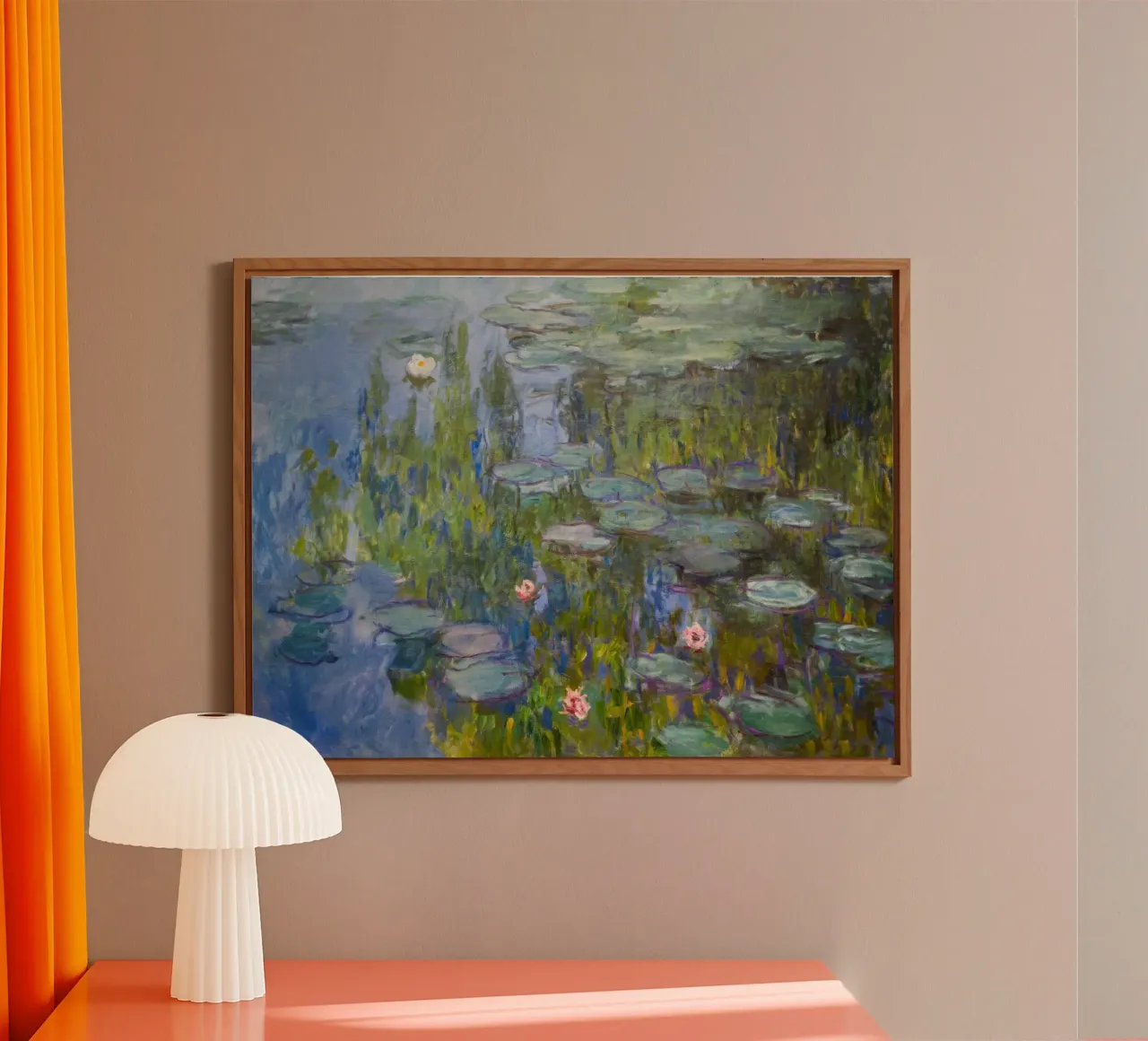 Ninfee 11 - claude monet alluminio dibond da clay bobby
