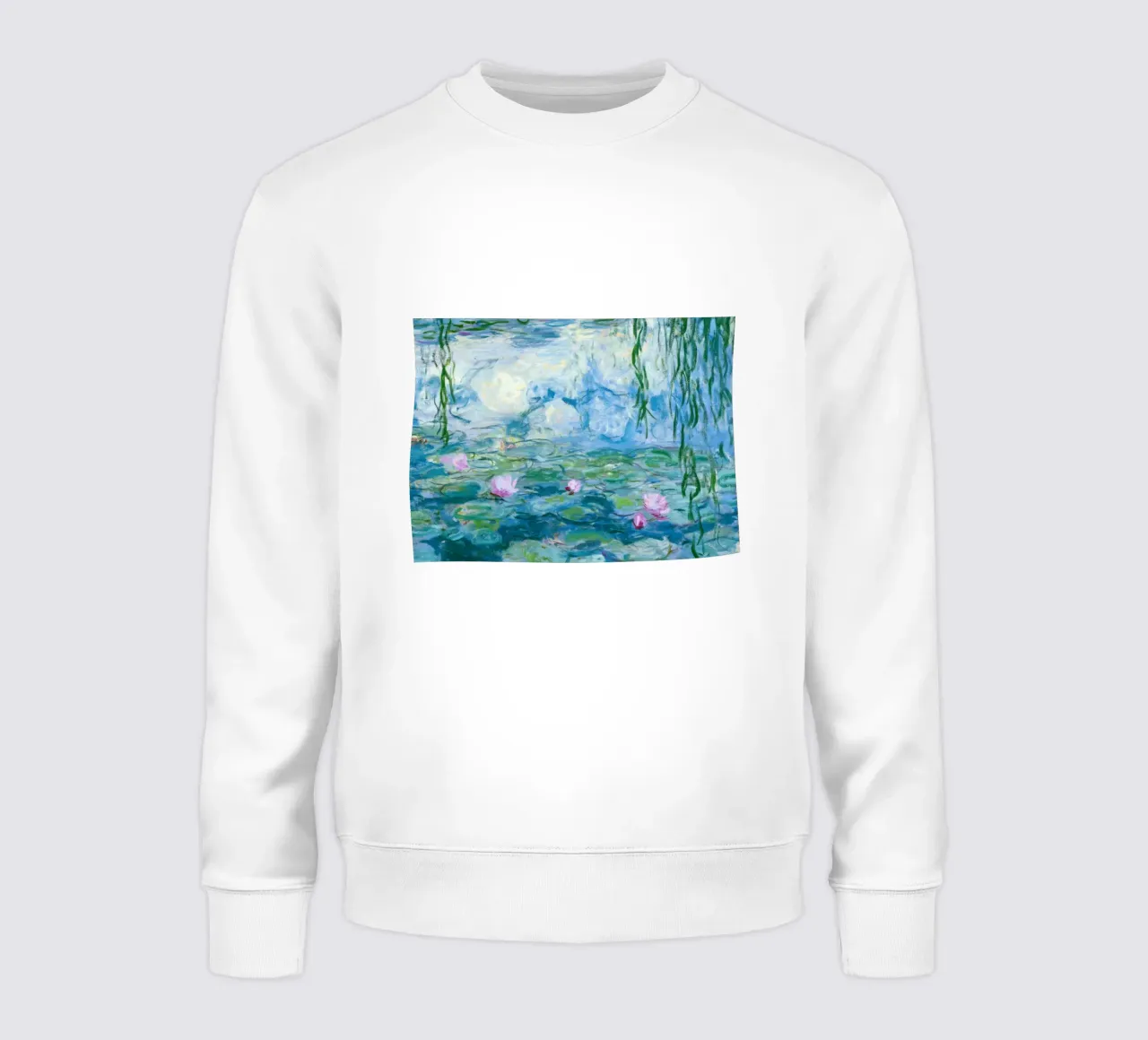 Ninfee 12 - claude monet felpa da clay bobby