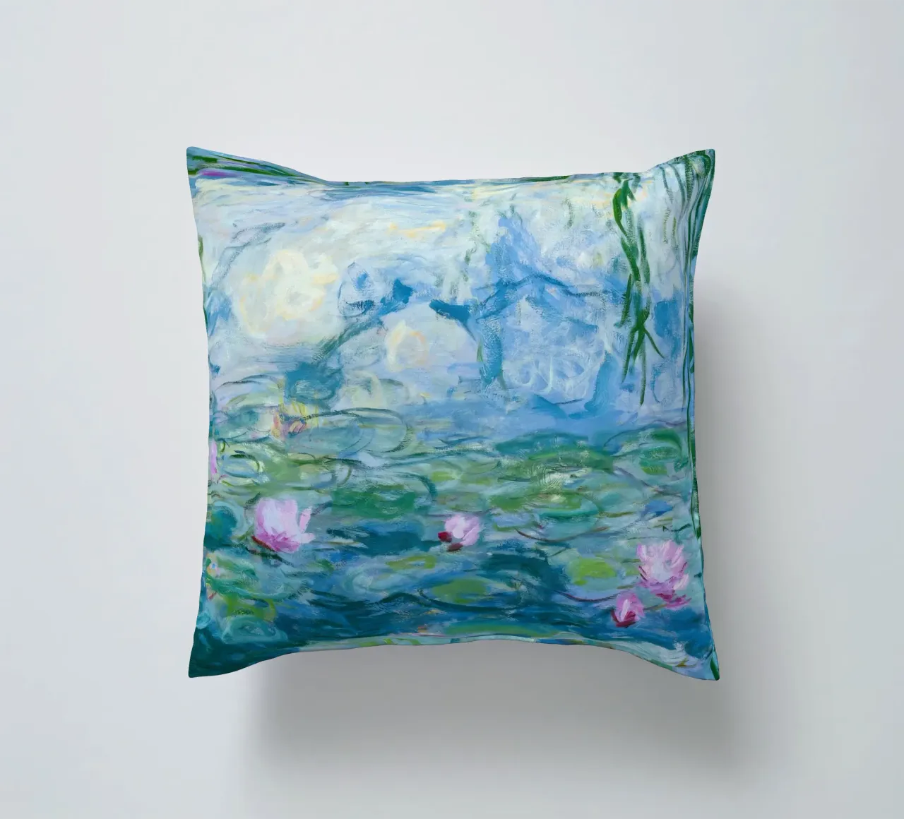 Ninfee 12 - claude monet cuscino da clay bobby