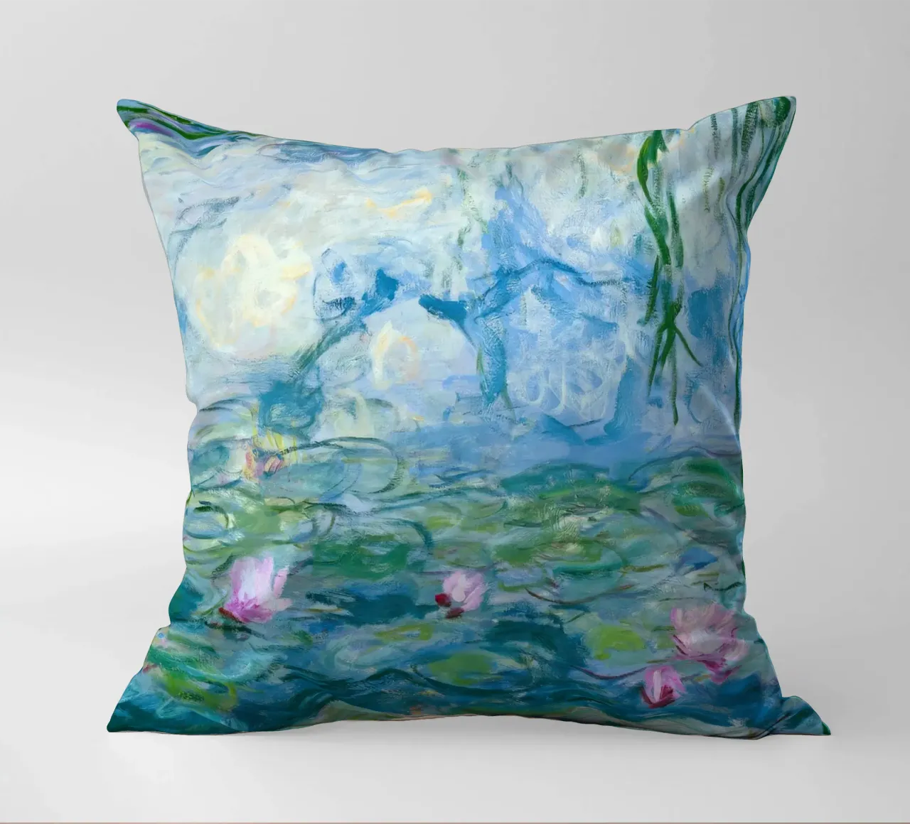 Ninfee 12 - claude monet cuscino da clay bobby
