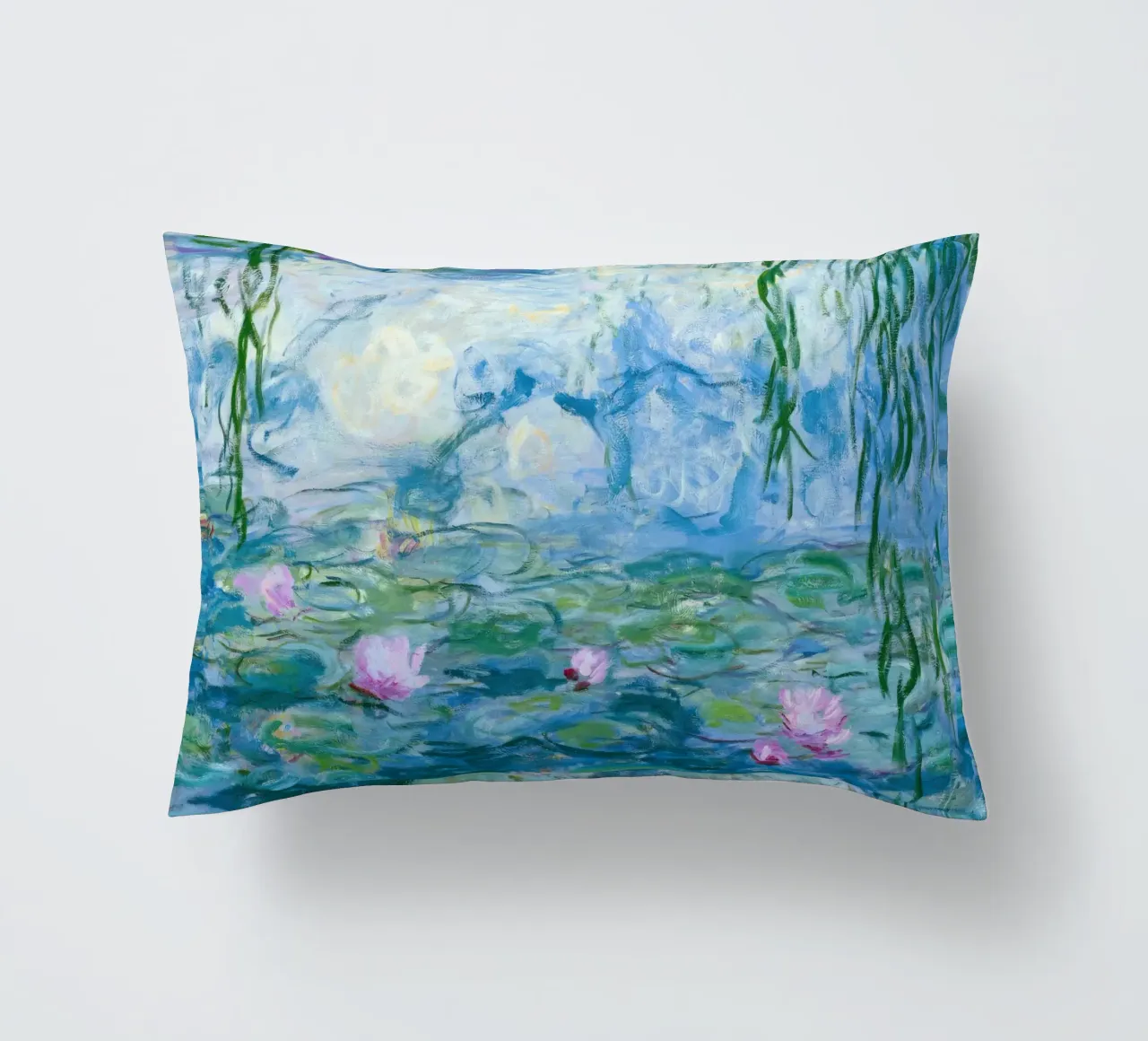 Ninfee 12 - claude monet cuscino da clay bobby