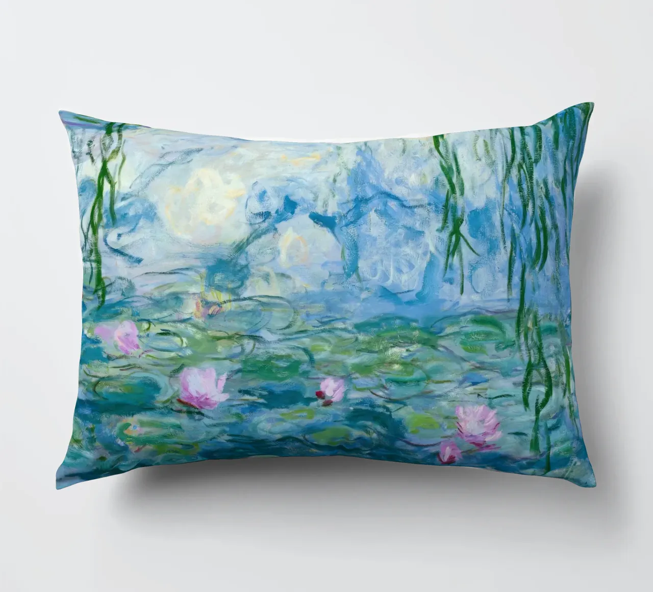 Ninfee 12 - claude monet cuscino da clay bobby