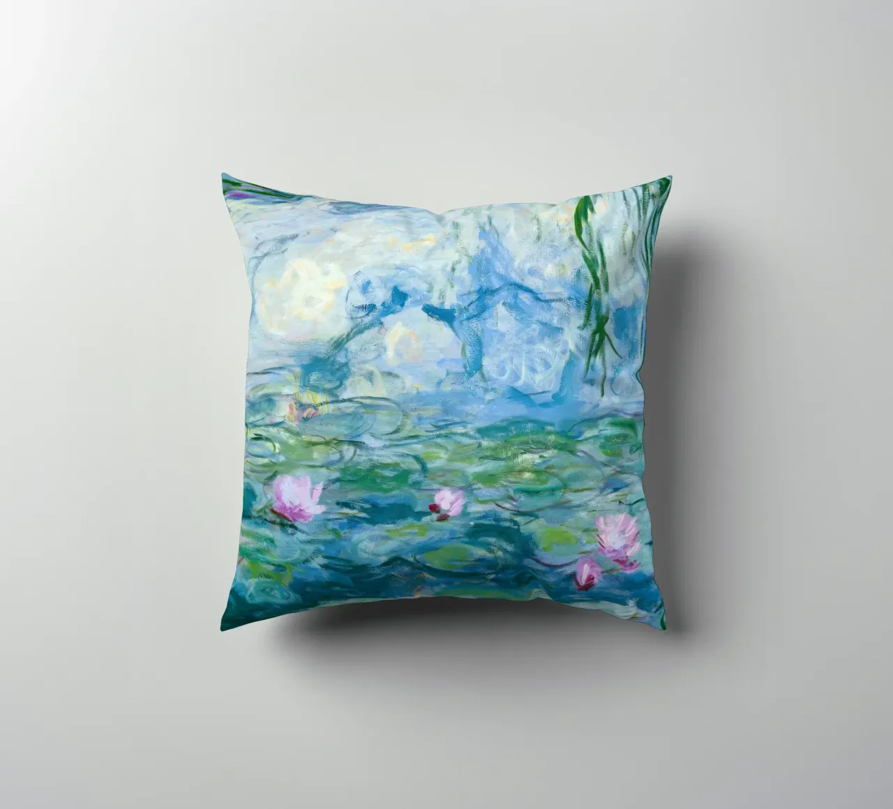 Ninfee 12 - claude monet cuscino da clay bobby