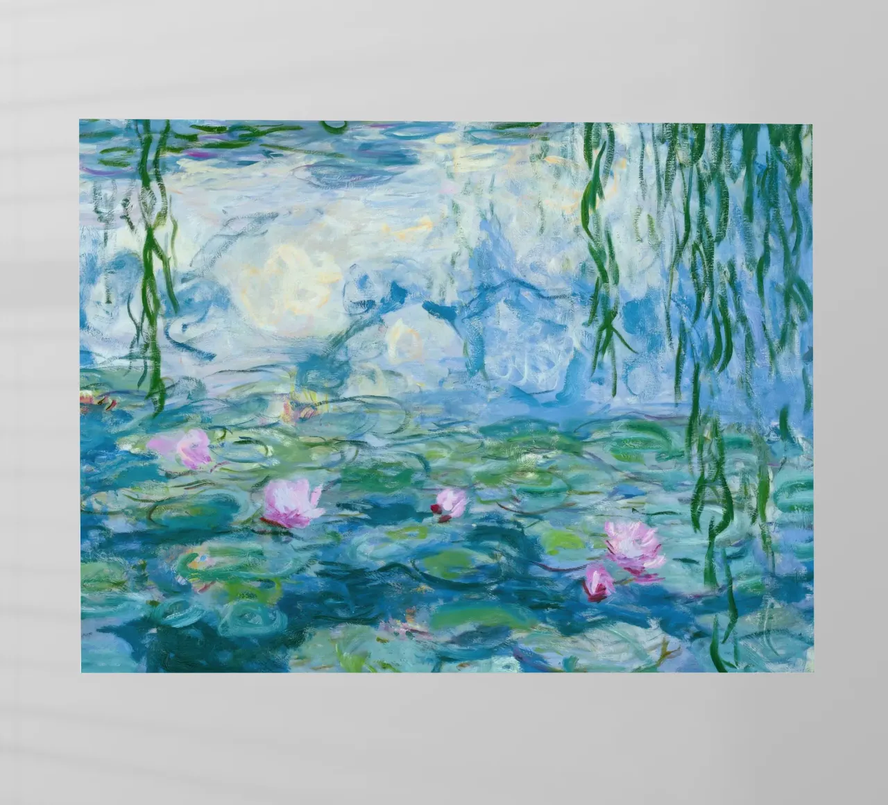 Ninfee 12 - claude monet pellicola backlit da clay bobby