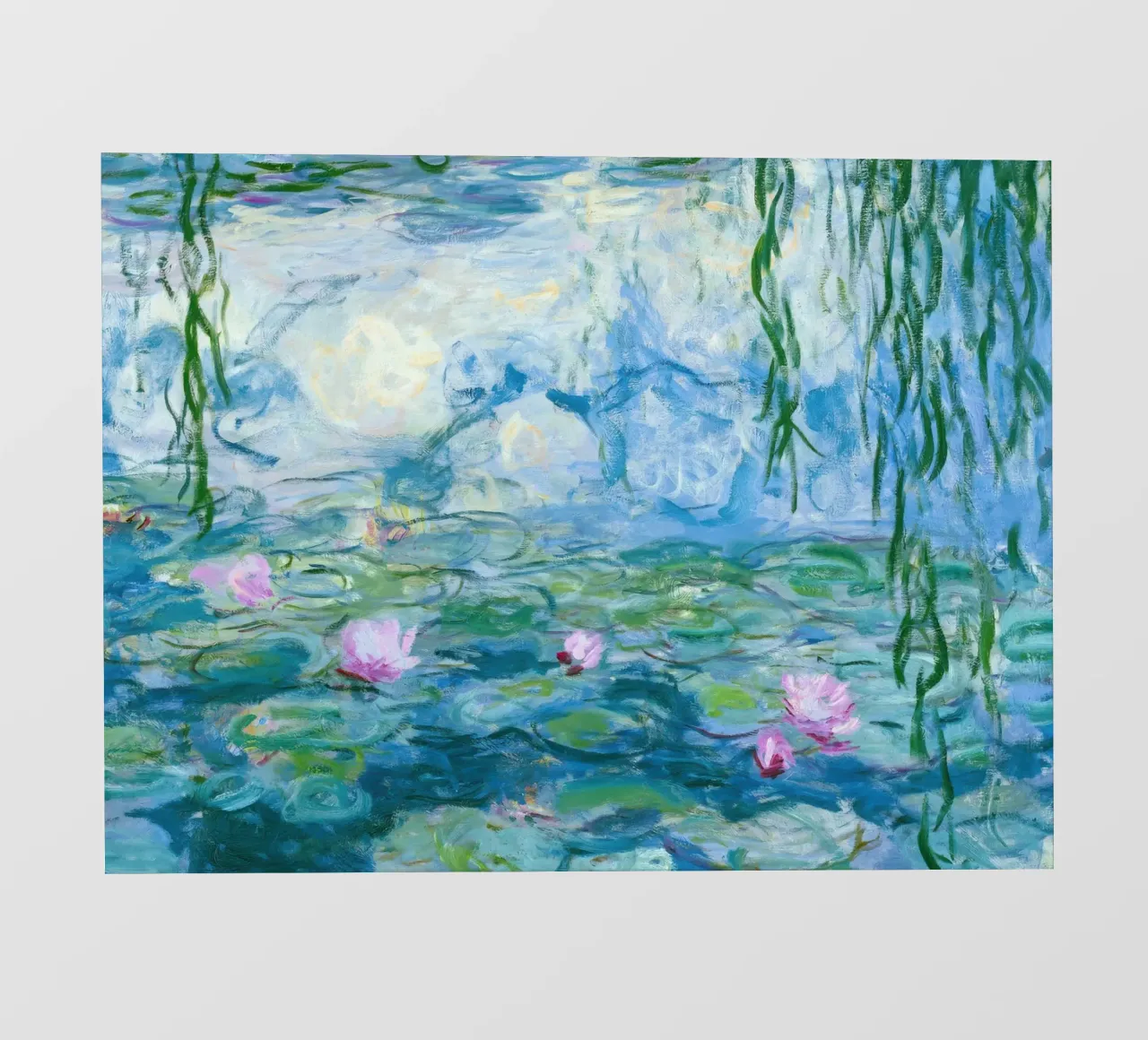 Ninfee 12 - claude monet pellicola backlit da clay bobby