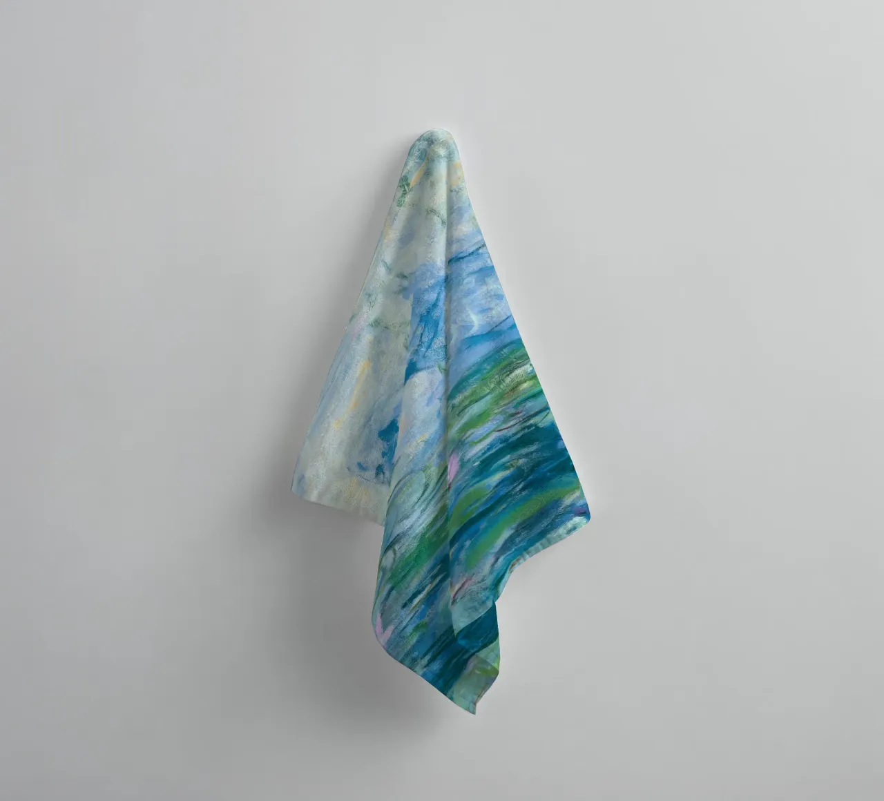 Ninfee 12 - claude monet asciugamano da bagno da clay bobby