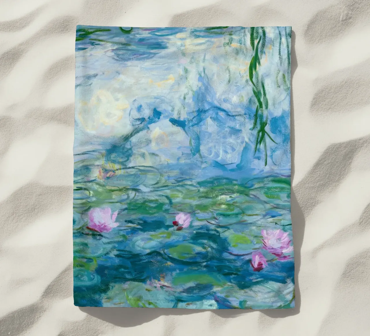 Ninfee 12 - claude monet telo mare da clay bobby