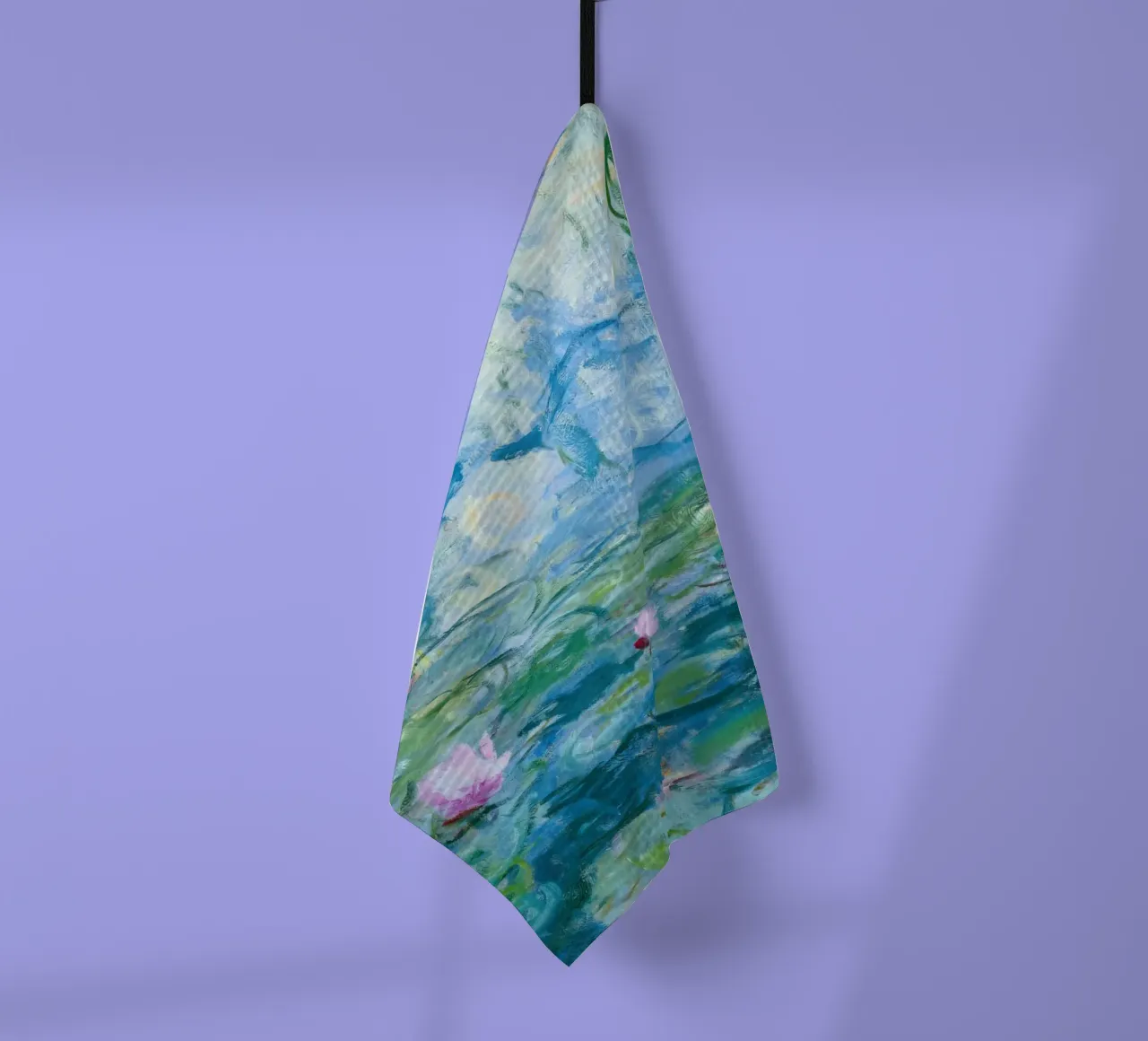 Ninfee 12 - claude monet canovaccio da cucina da clay bobby