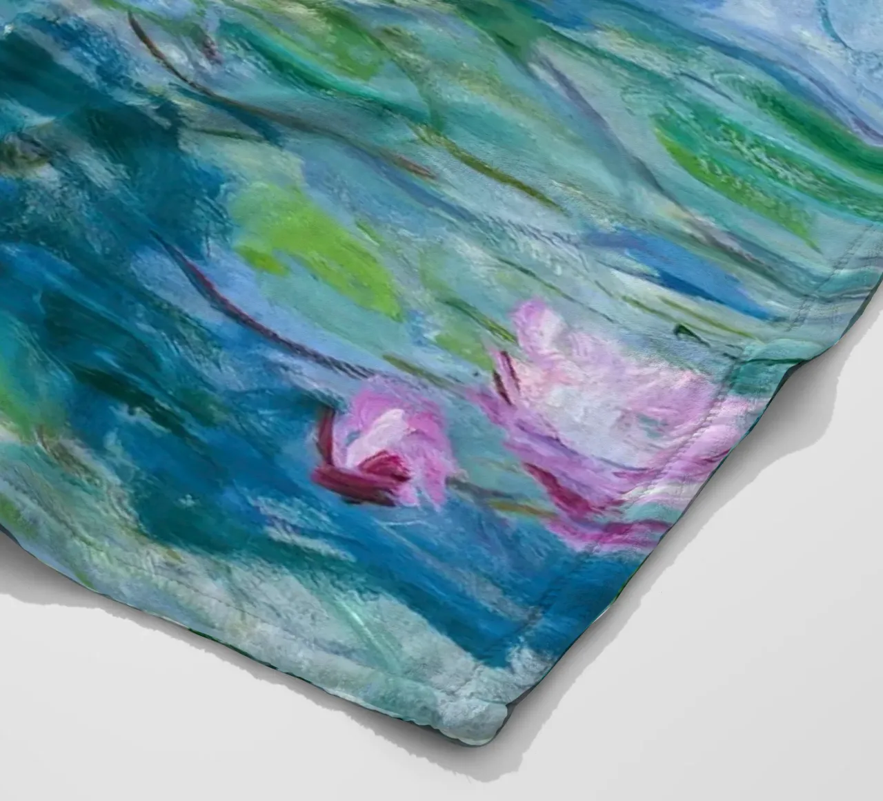 Ninfee 12 - claude monet coperta in pile da clay bobby