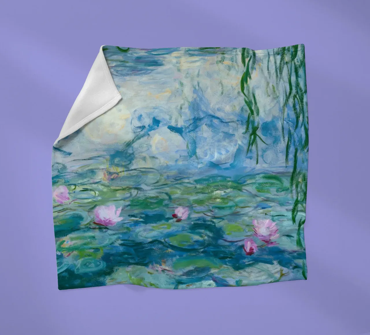 Ninfee 12 - claude monet coperta in pile da clay bobby
