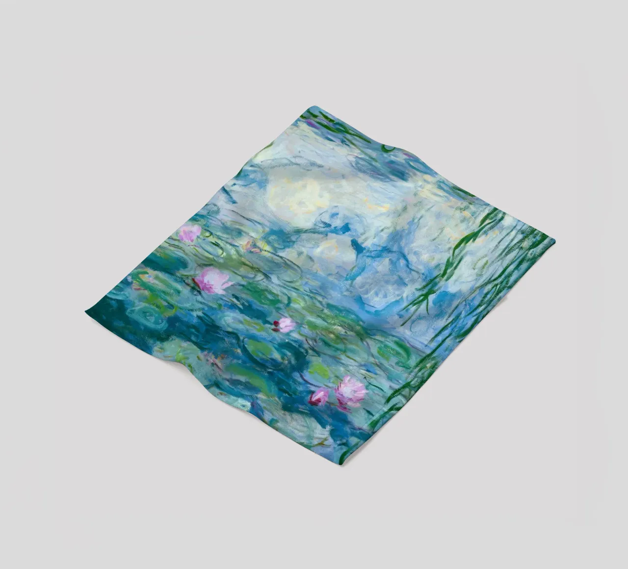 Ninfee 12 - claude monet coperta in pile da clay bobby
