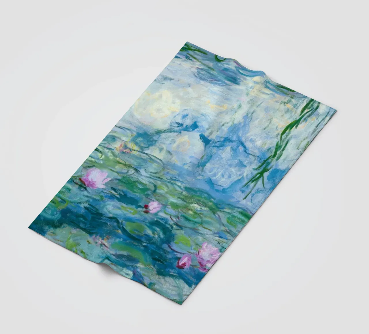 Ninfee 12 - claude monet coperta in pile da clay bobby