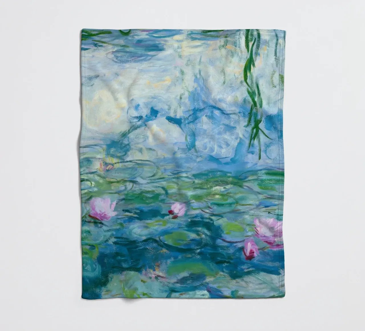 Ninfee 12 - claude monet coperta in pile da clay bobby