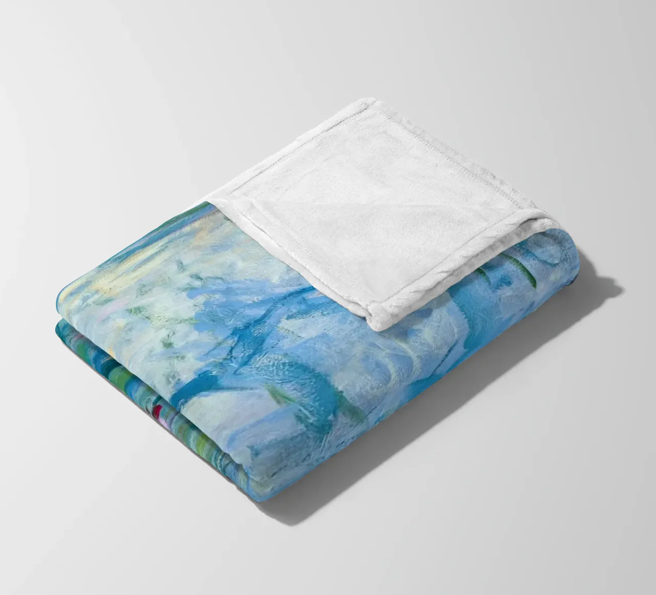Ninfee 12 - claude monet coperta in pile da clay bobby