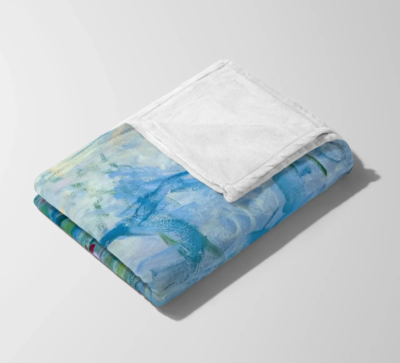 Ninfee 12 - claude monet coperta in pile da clay bobby